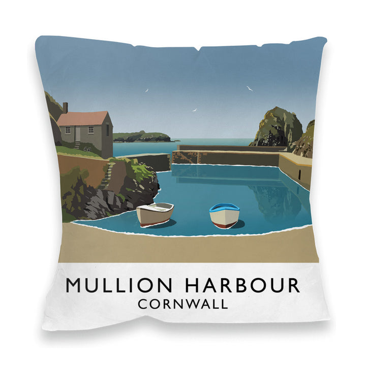 Mullion Harbour, Cornwall Fibre Filled Cushion
