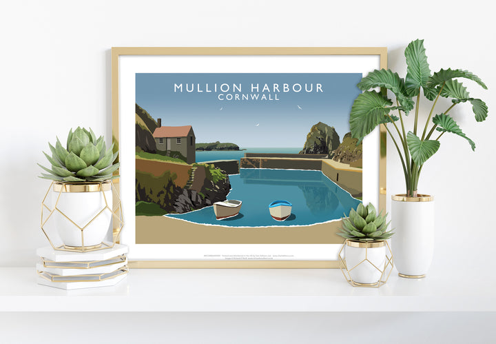 Mullion Harbour, Cornwall - Art Print