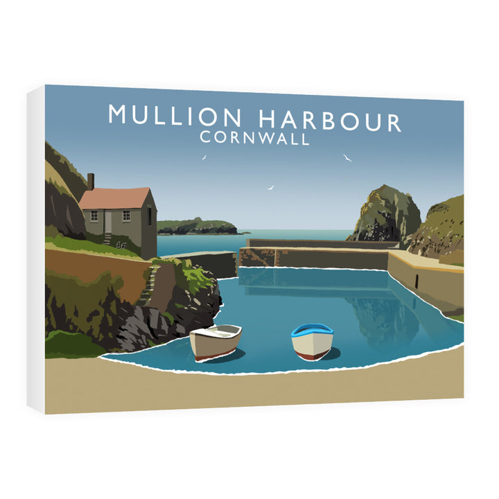 Mullion Harbour, Cornwall 60cm x 80cm Canvas