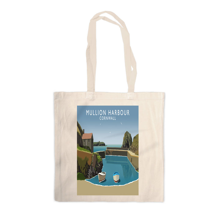 Mullion Harbour, Cornwall Canvas Tote Bag