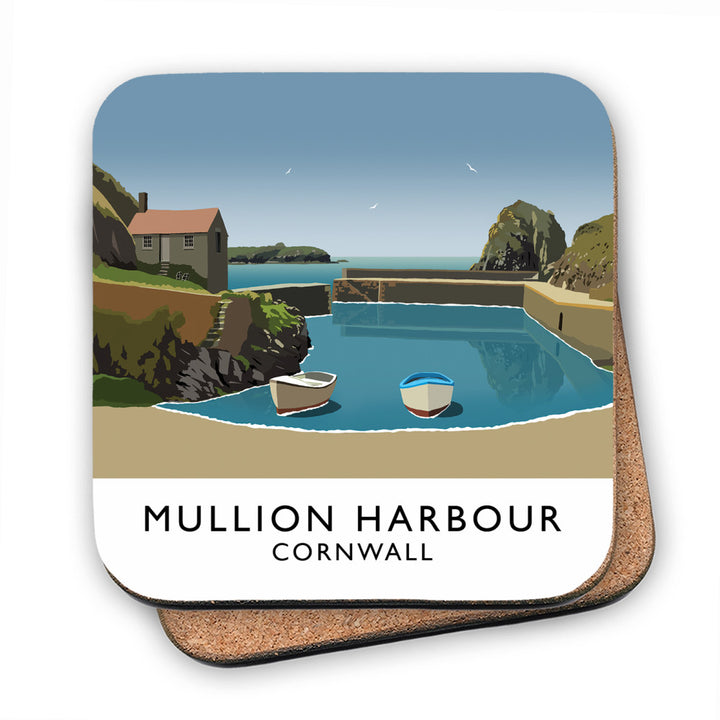 Mullion Harbour, Cornwall MDF Coaster