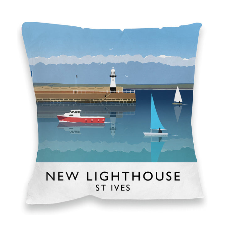 New Lighthouse, St Ives Fibre Filled Cushion