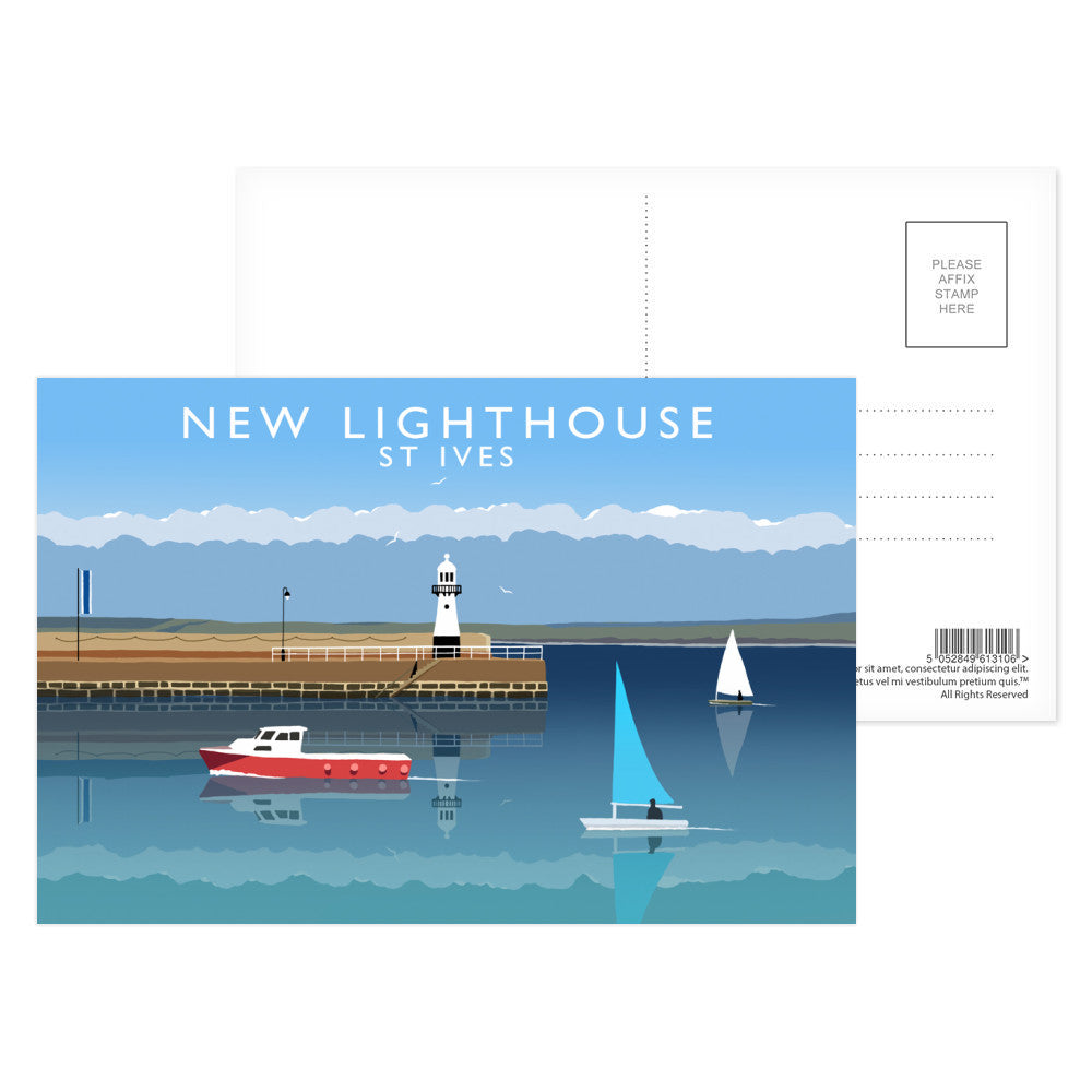 New Lighthouse, St Ives Postcard Pack