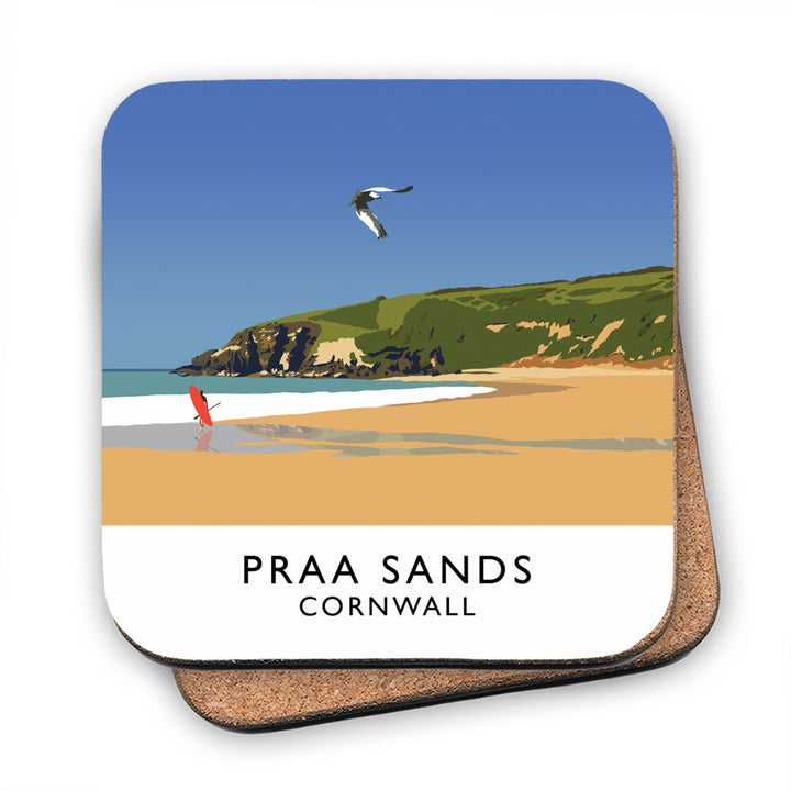 Praa Sands, Cornwall MDF Coaster