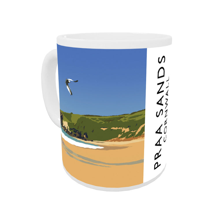 Praa Sands, Cornwall Coloured Insert Mug