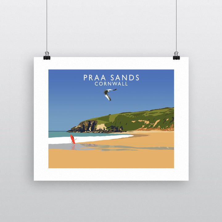 Praa Sands, Cornwall 90x120cm Fine Art Print