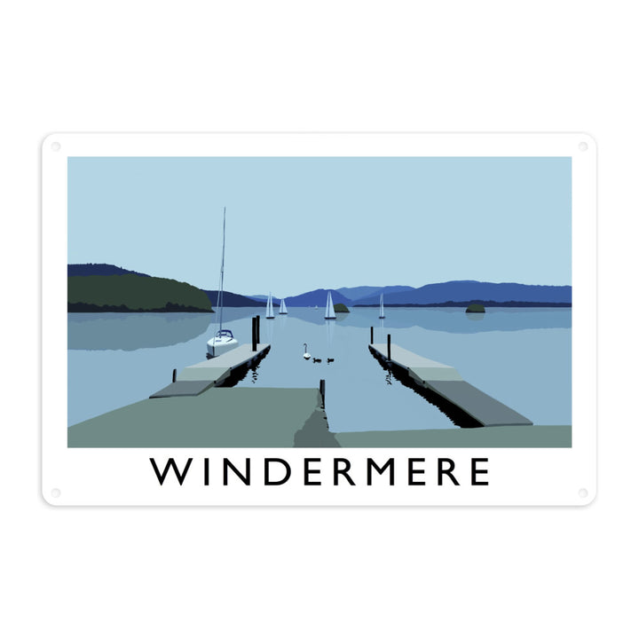 Windermere, Lake District Metal Sign