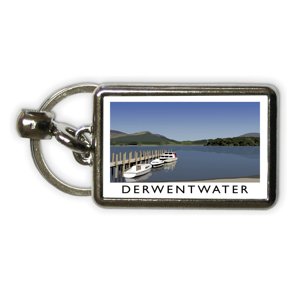 Derwentwater, Lake District Metal Keyring