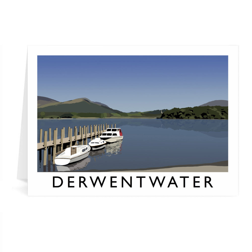 Derwentwater, Lake District Greeting Card 7x5