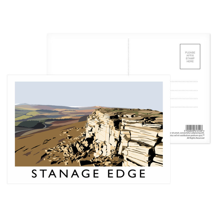 Stannage Edge, Derbyshire Postcard Pack