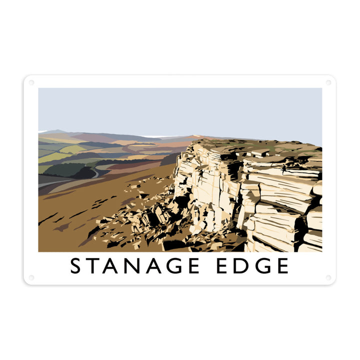 Stannage Edge, Derbyshire Metal Sign