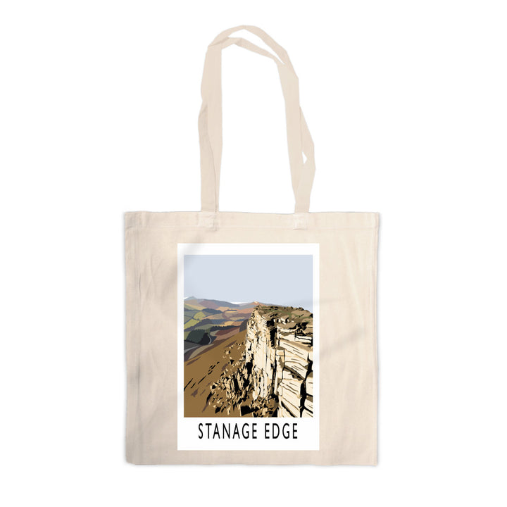 Stannage Edge, Derbyshire Canvas Tote Bag