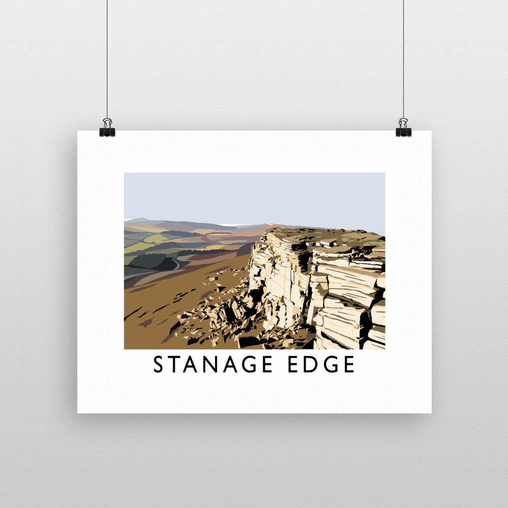 Stannage Edge, Derbyshire - Art Print