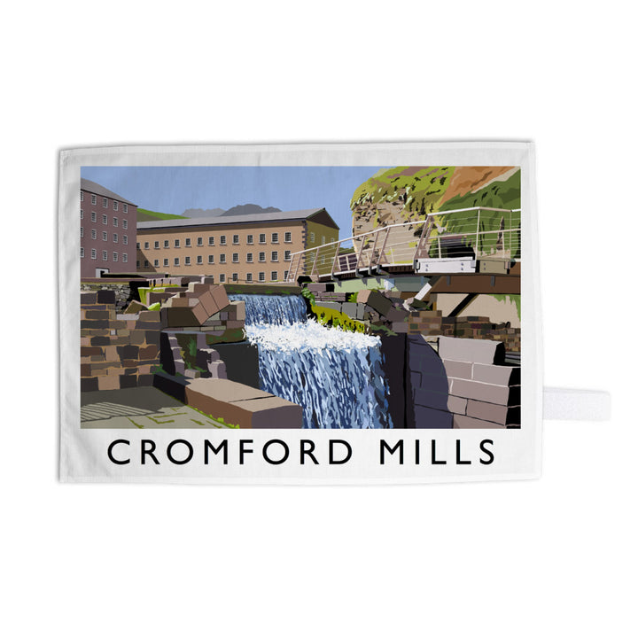 Cromford Mills, Derbyshire Tea Towel