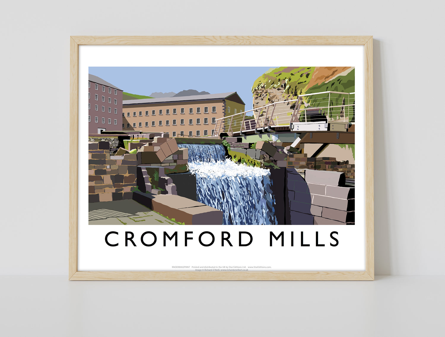 Cromford Mills, Derbyshire - Art Print