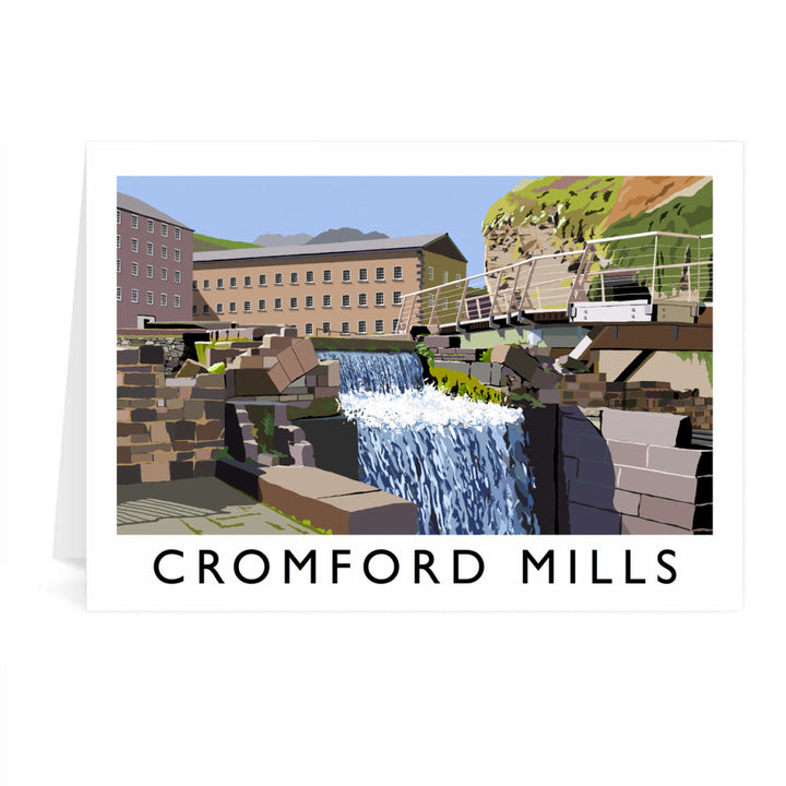 Cromford Mills, Derbyshire Greeting Card 7x5