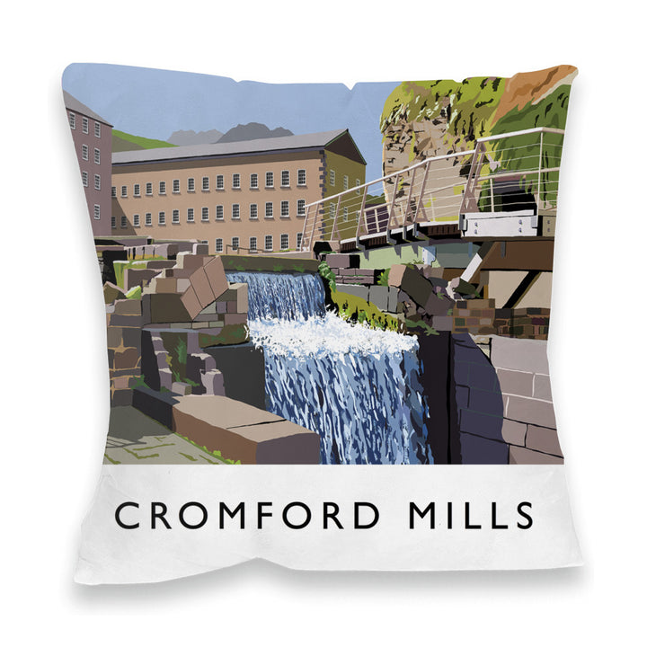Cromford Mills, Derbyshire Fibre Filled Cushion