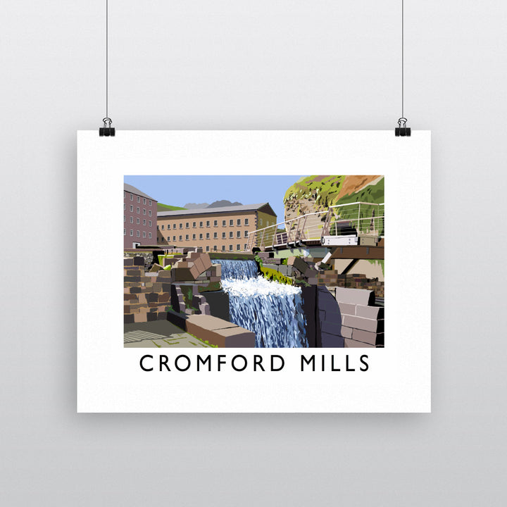 Cromford Mills, Derbyshire 90x120cm Fine Art Print