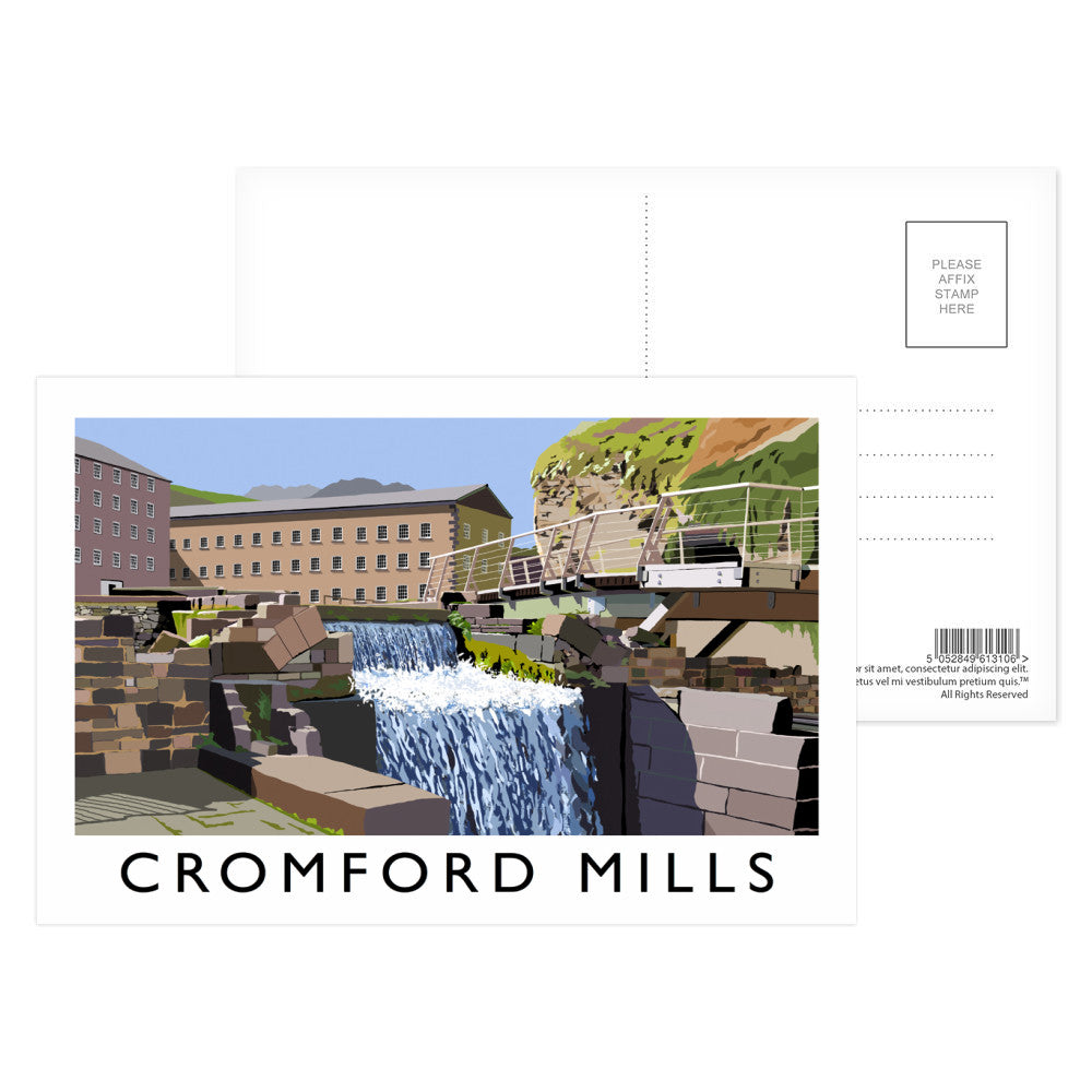 Cromford Mills, Derbyshire Postcard Pack