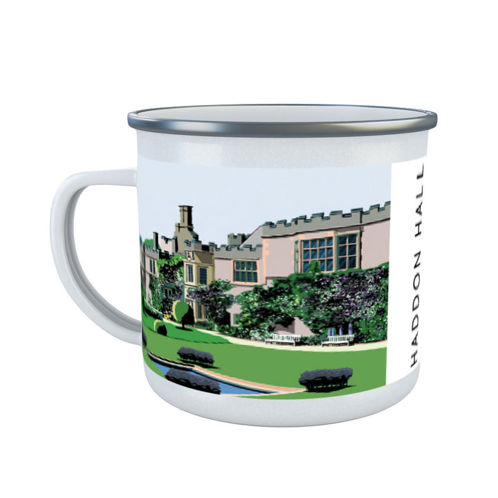 Haddon Hall, Derbyshire Enamel Mug