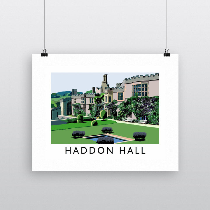 Haddon Hall, Derbyshire 90x120cm Fine Art Print