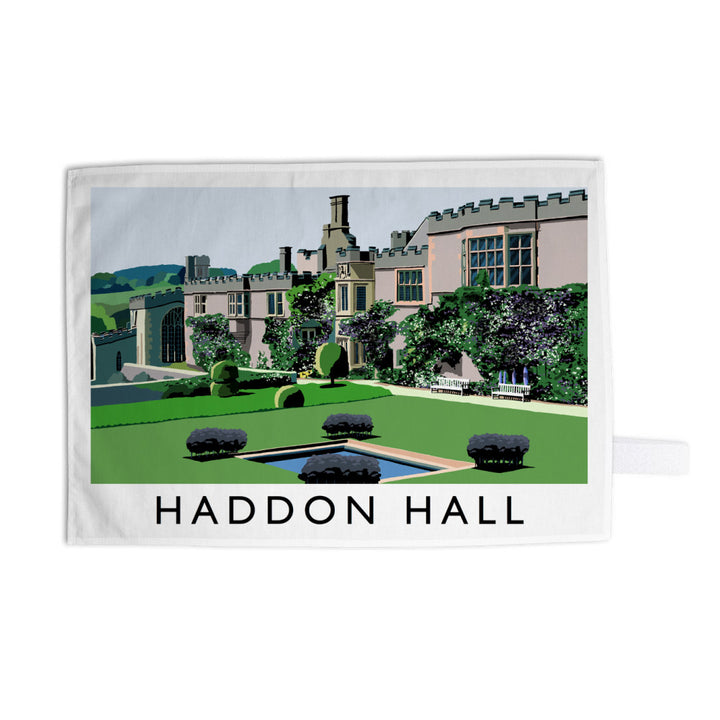Haddon Hall, Derbyshire Tea Towel