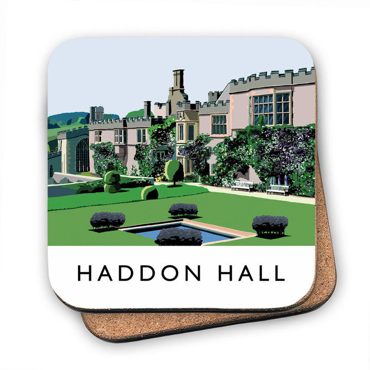 Haddon Hall, Derbyshire MDF Coaster