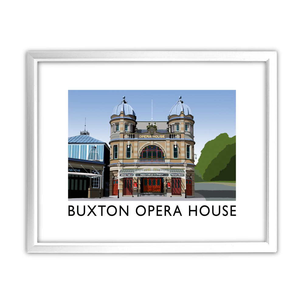 Buxton Opera House, Derbyshire 11x14 Framed Print (White)
