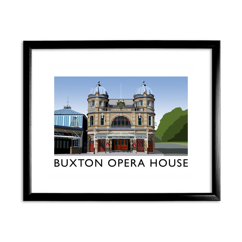 Buxton Opera House, Derbyshire 11x14 Framed Print (Black)