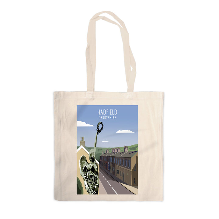 Hadfield, Derbyshire Canvas Tote Bag