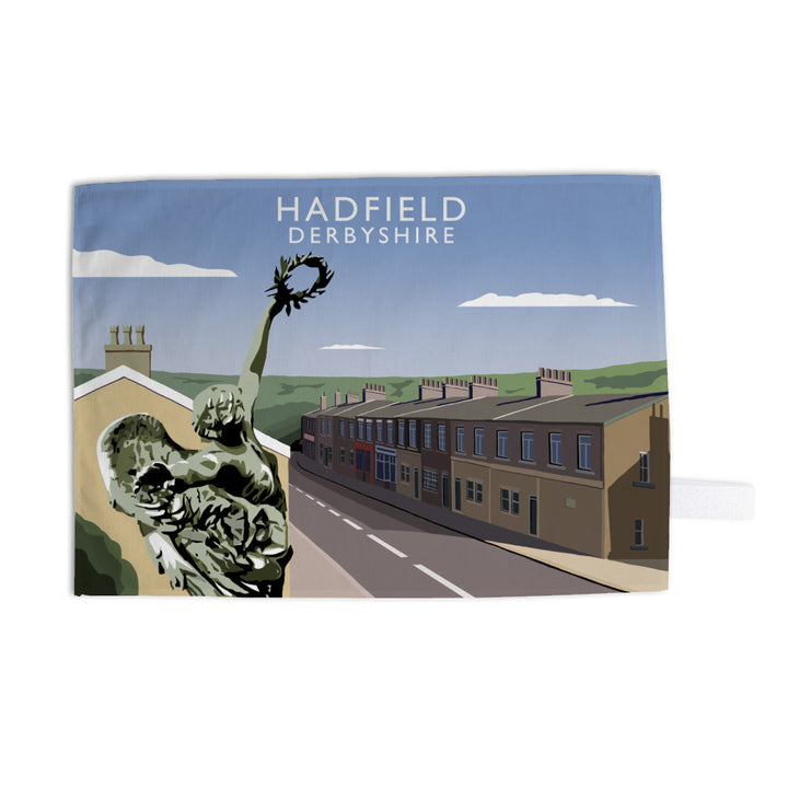 Hadfield, Derbyshire Tea Towel