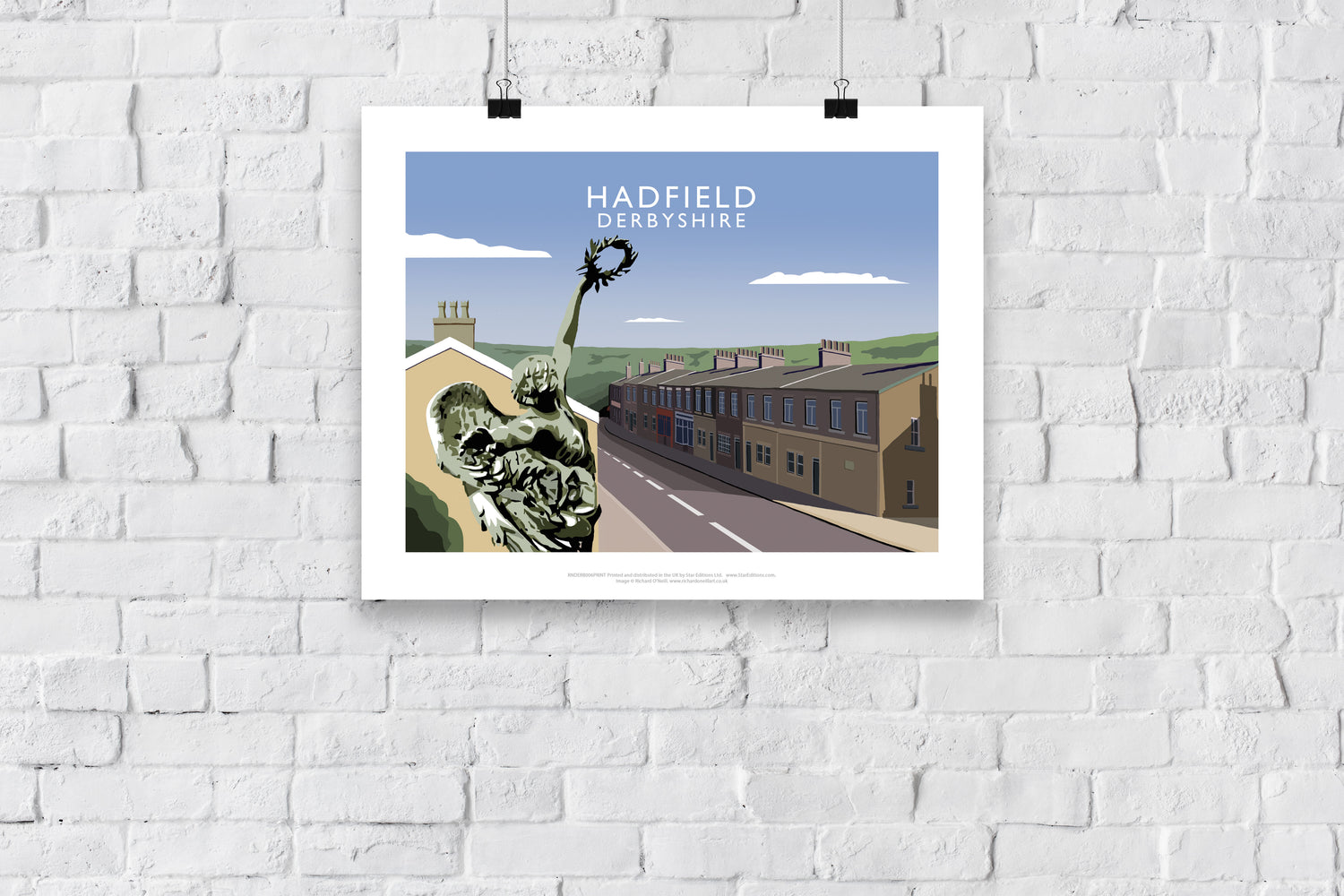 Hadfield, Derbyshire - Art Print
