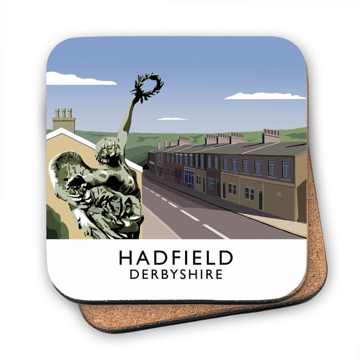 Hadfield, Derbyshire MDF Coaster