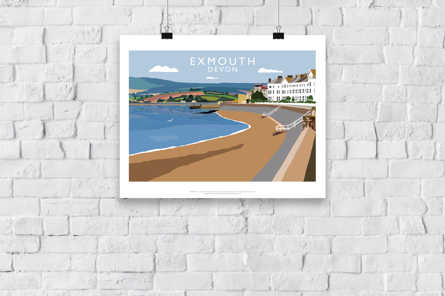 Exmouth, Devon - Art Print