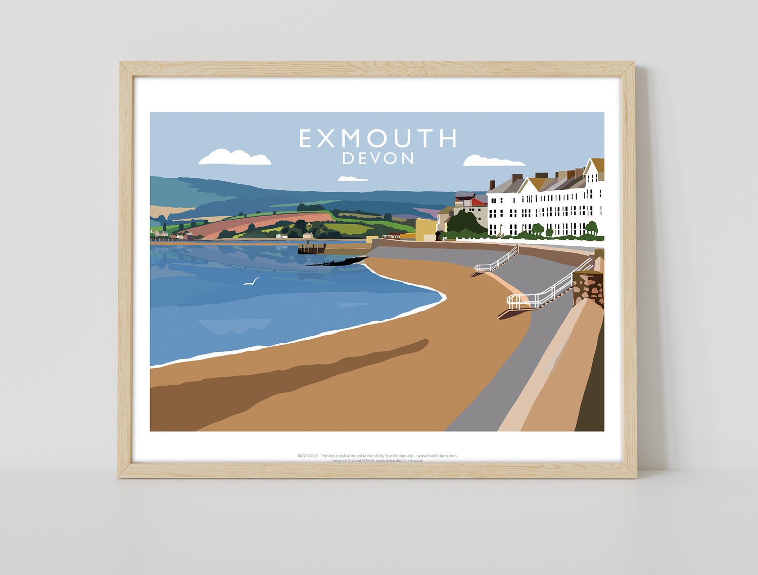 Exmouth, Devon - Art Print