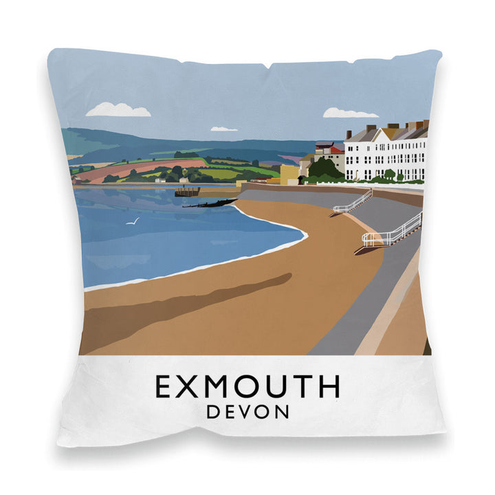 Exemouth, Devon Fibre Filled Cushion