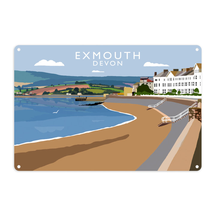 Exemouth, Devon Metal Sign