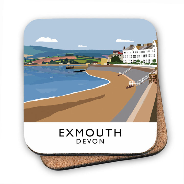 Exemouth, Devon MDF Coaster