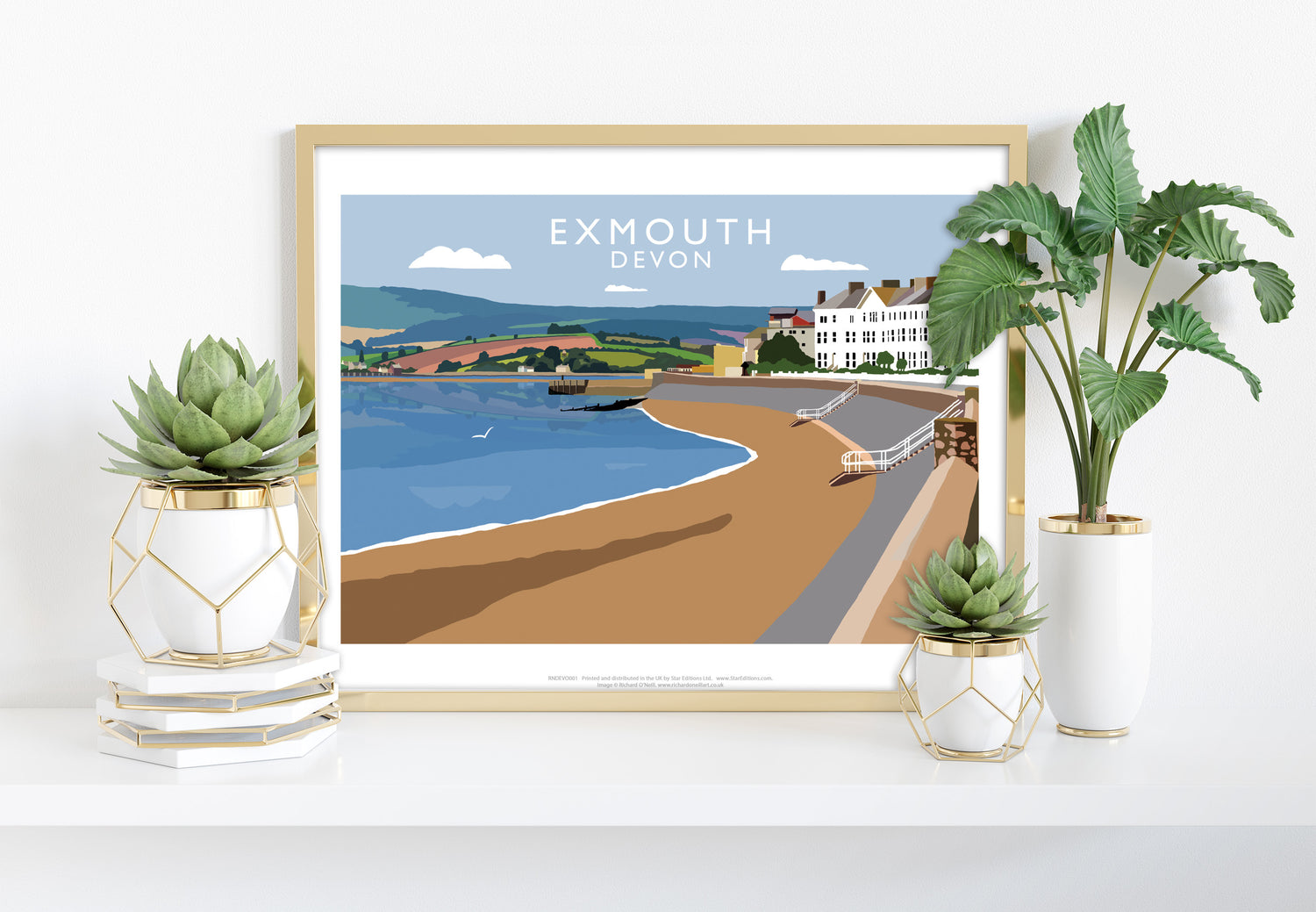 Exmouth, Devon - Art Print