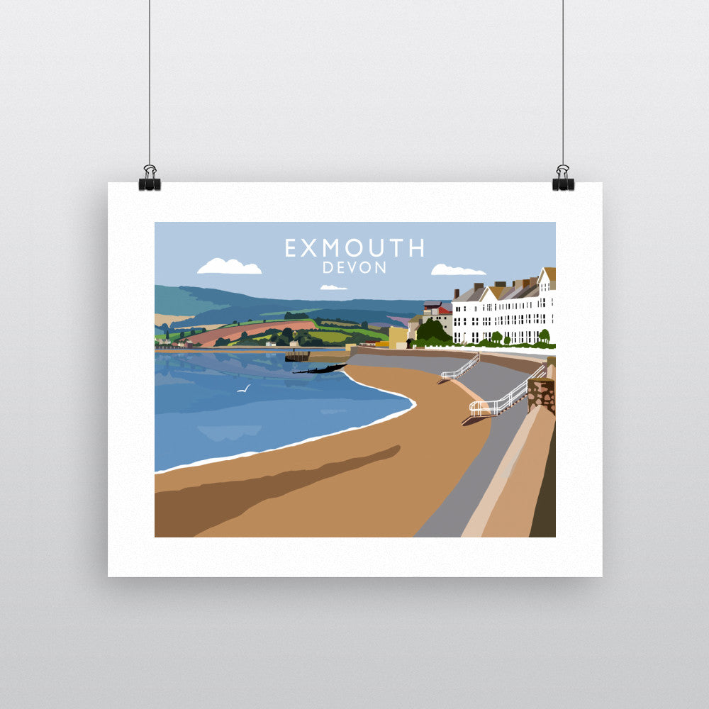 Exmouth, Devon - Art Print