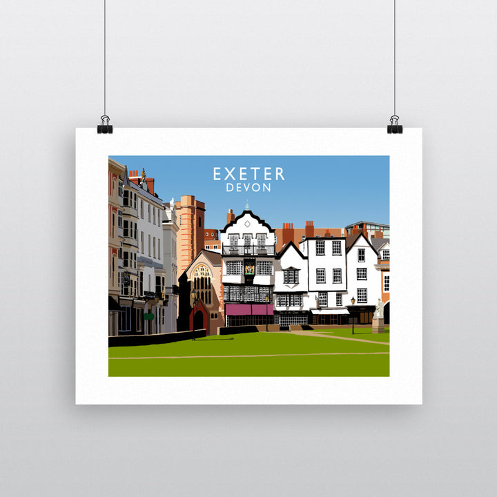 Exeter, Devon 90x120cm Fine Art Print