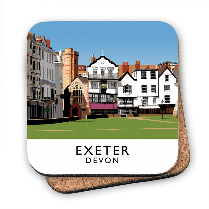 Exeter, Devon MDF Coaster