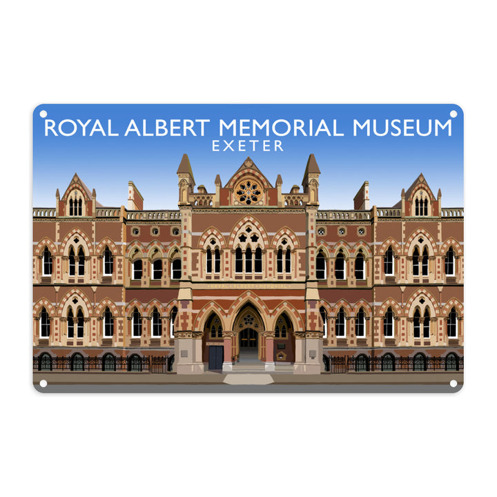 Royal Albert Memorial Museum, Exeter, Devon Metal Sign