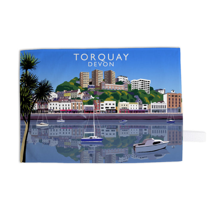 Torquay, Devon Tea Towel