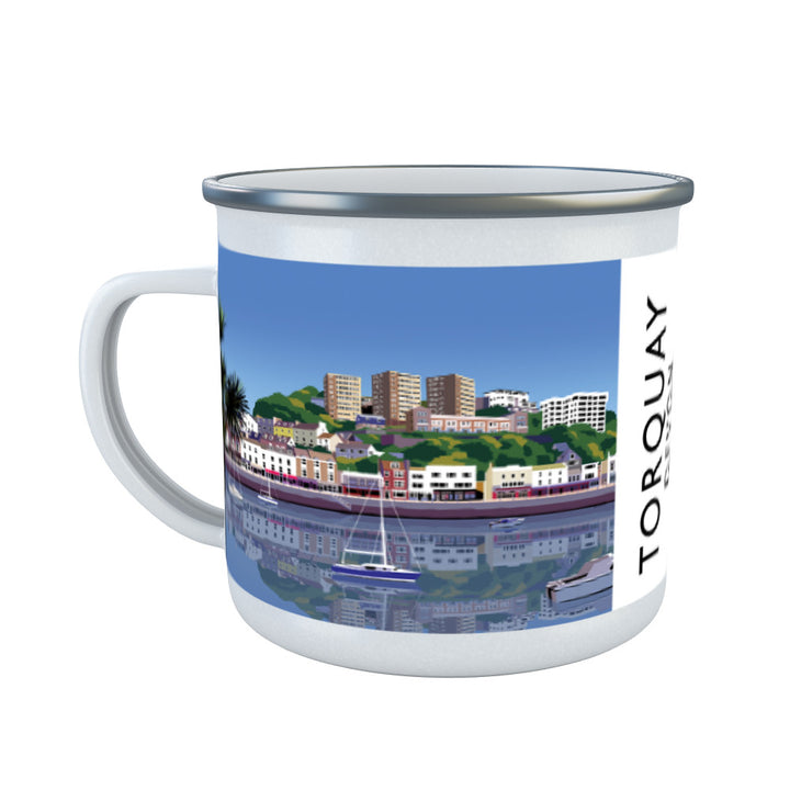 Torquay, Devon Enamel Mug