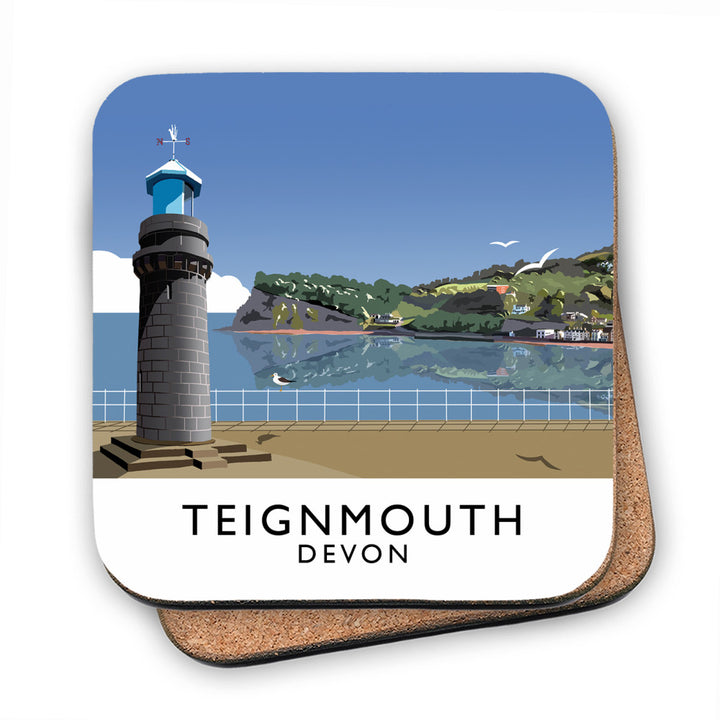 Teignmouth, Devon MDF Coaster