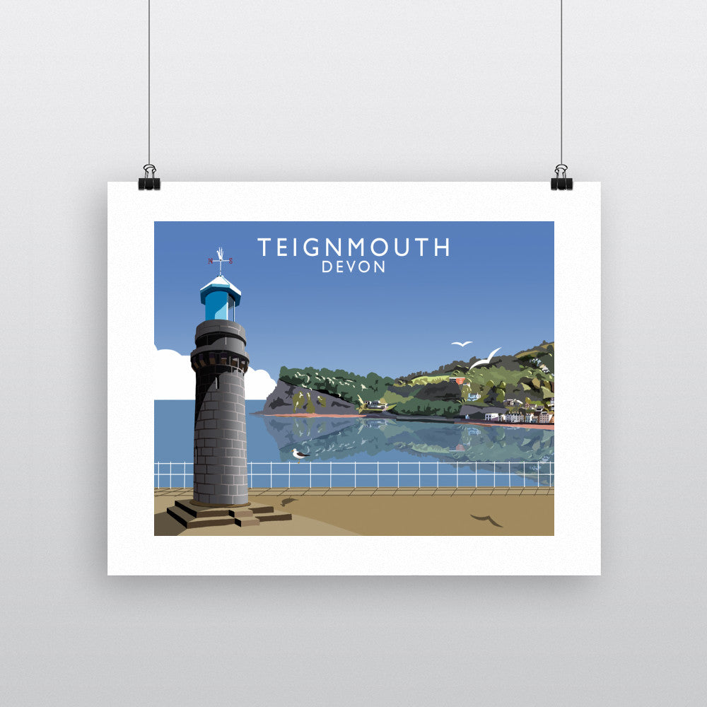 Teignmouth, Devon 90x120cm Fine Art Print