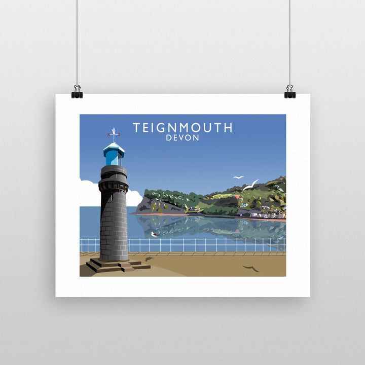 Teignmouth, Devon 90x120cm Fine Art Print