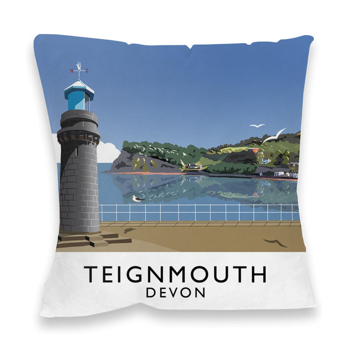 Teignmouth, Devon Fibre Filled Cushion