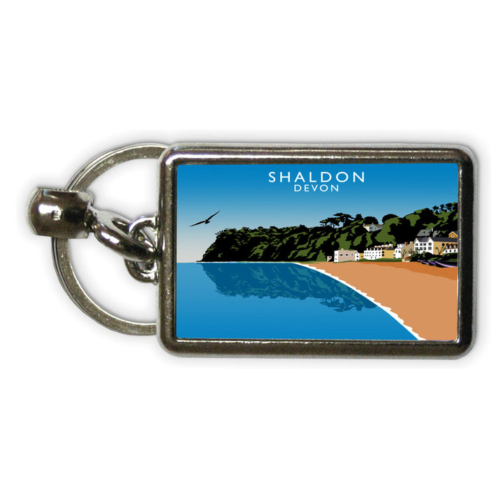 Shaldon, Devon Metal Keyring